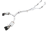 AWE Touring Edition Exhaust for Audi B9 S5 Sportback - Diamond Black 102mm Tips - Primary